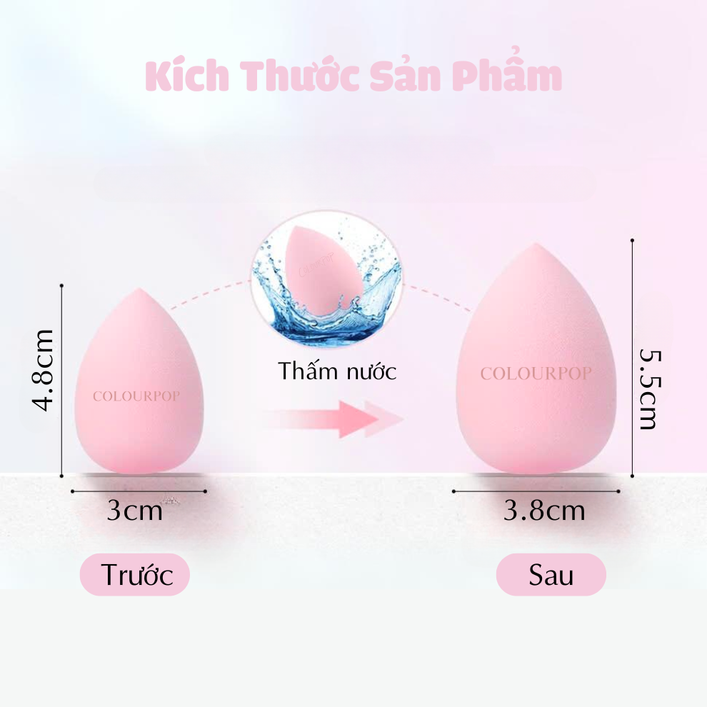 Mút Trang Điểm COLOURPOP Miracle Complexion Sponge Size M COM02